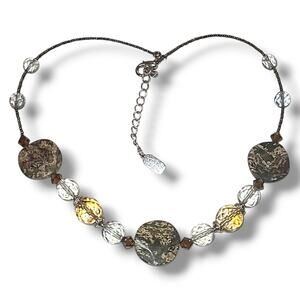 Vintage Essence Stone & Crystal Bead‎ Necklace